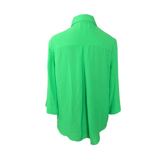 LAgence Green Womens Shirt XS - Picture 4 of 5